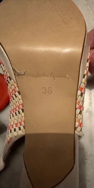 Zapatos de tacón sin estrenar, 36 y 37
