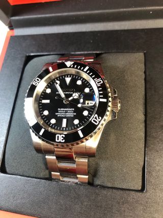 Seiko Mod - Submariner (Reloj de Acero sumergible)