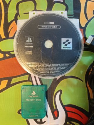 Sony PS1 + Metal Gear Solid, memory y accesorios !