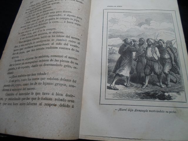 ANTIGUA 1860-LA GUERRA DE AFRICA-NOVEL HISTORICA