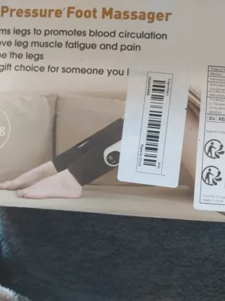 Masajeador de pies Air Pressure en persona