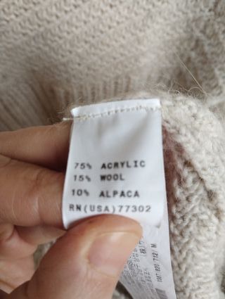 Vestito Lana Alpaca Zara Tg M