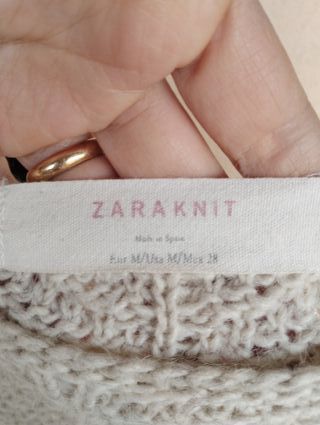 Vestito Lana Alpaca Zara Tg M