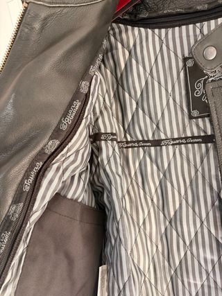 Chaqueta Motera Negra Talla S