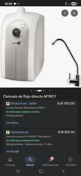 Ósmosis de flujo directo MYRO7