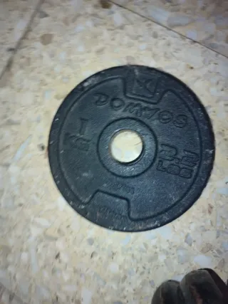 Mancuernas , pesas ...