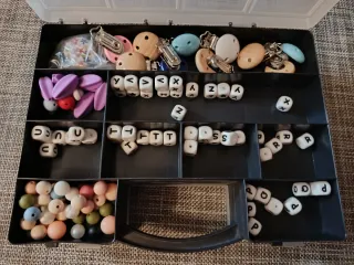 Abalorios silicona chupeteros/colgantes