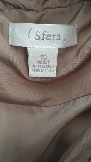 Abrigo acolchado camel