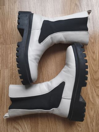 Botas Chelsea Crema Claro T-38