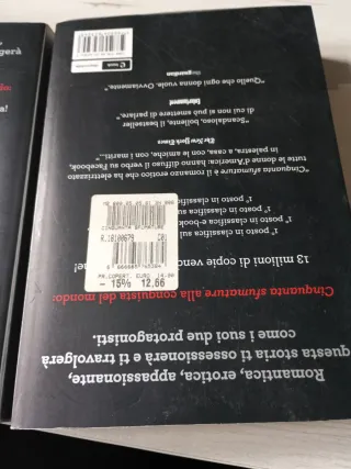 Lote libros Cinquanta sfumature