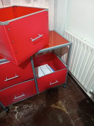 Cómoda de almacenaje moderna 4 cajones