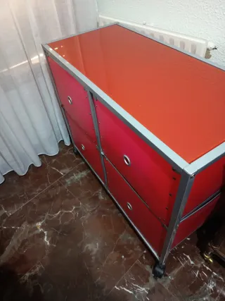 Cómoda de almacenaje moderna 4 cajones