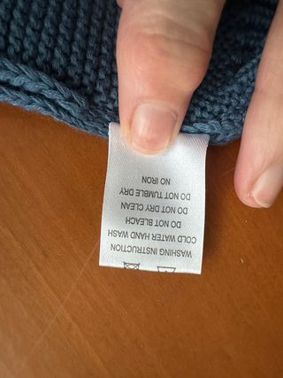 Braga con collo blu per bambini 3-7 anni