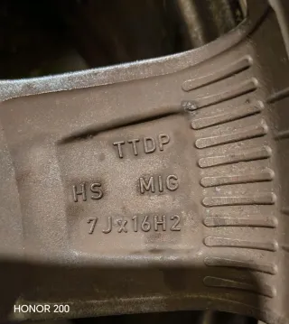 Llantas de aleación 5 radios