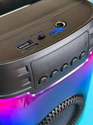 Altavoz Bluetooth LED Multicolor