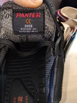 Zapatos de seguridad PANTER negros