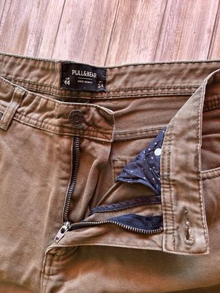 Bermudas Pull&Bear Marrón Talla L