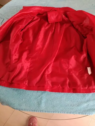 Chaqueta Poliéster Roja Talla L