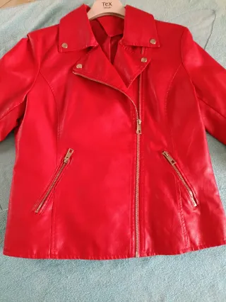 Chaqueta Poliéster Roja Talla L