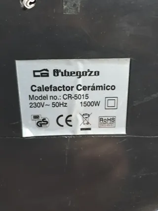 Calefactor Orbegozo