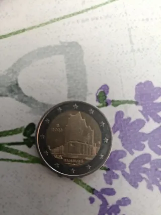 2 Euro Commemorativo Tedesco 2023 Amburgo