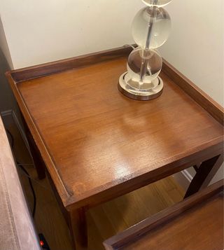 3 Mesas Nido Auxiliares Madera de Banak Importa