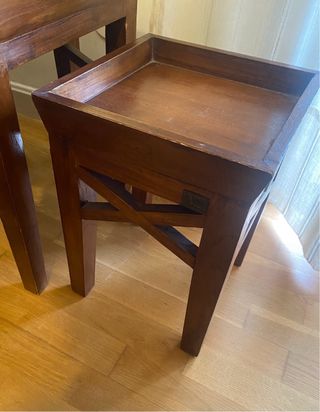 3 Mesas Nido Auxiliares Madera de Banak Importa