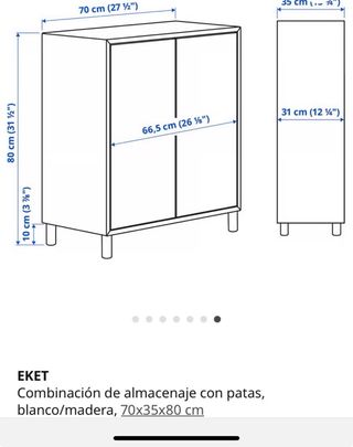 Mueble auxiliar de almacenaje EKET