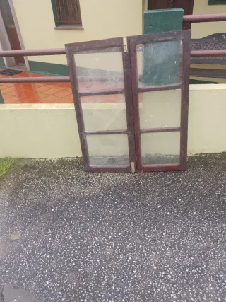 Vetanas de madera castaño. 4 1.10x90