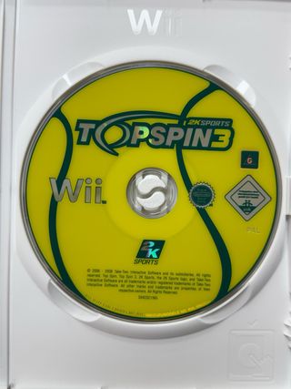 Top Spin 3, Nintendo Wii