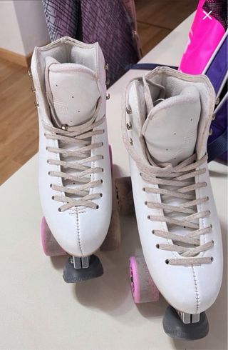Patines artísticos blancos talla 36