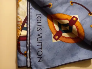 Foulard Louis Vuitton Blu/Viola