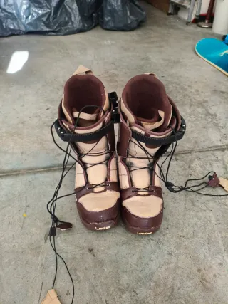 Tabla Snowboard, botas y gafas