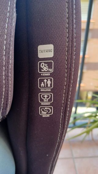 Alquiler silla coche bebé Babyauto Grupo 0/1/2/3