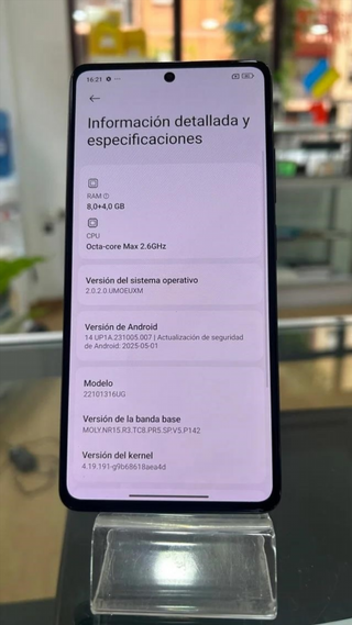 Xiaomi Redmi Note 12 Pro+ Negro 256GB 5G