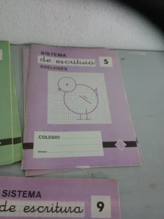 Sistema de escritura Edelvives 1-4-5-6-7-9-11