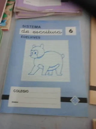 Sistema de escritura Edelvives 1-4-5-6-7-9-11