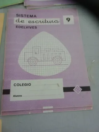 Sistema de escritura Edelvives 1-4-5-6-7-9-11
