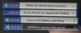 Pack 4 Juegos PS4 Sword Art Online