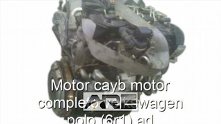 Motor cayb motor completo volkswagen polo