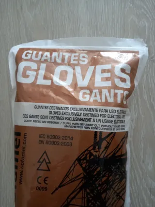 Guantes alta tensión Sefam
