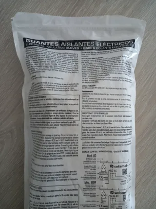 Guantes alta tensión Sefam