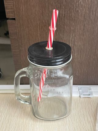 Tazza trasparente in vetro