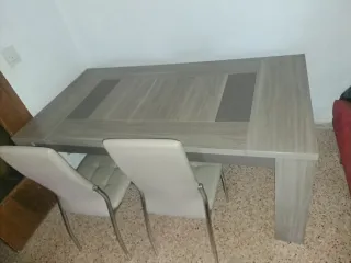 Mesa de salón madera