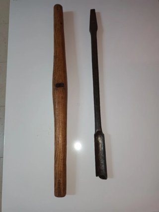 Barrena de carpintero-madreñero de ahuecar madera.