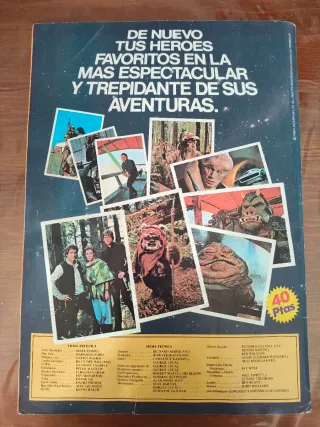 Álbum Cromos Retorno del Jedi Completo Pacosa Dos