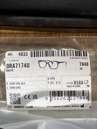 Armação Óculos Ralph Lauren ORA7174U Shiny Opal