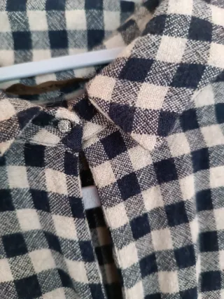 Vestido Zara MIDI Lana cuadros vichy