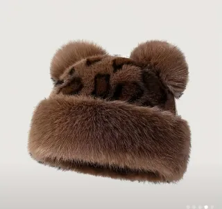 Sombrero piel sintética mujer orejas