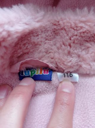 Abrigo acolchado Lupilu rosa T116